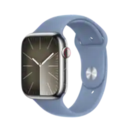 Apple - 45mm Sport Band - S/M - Winter Blue