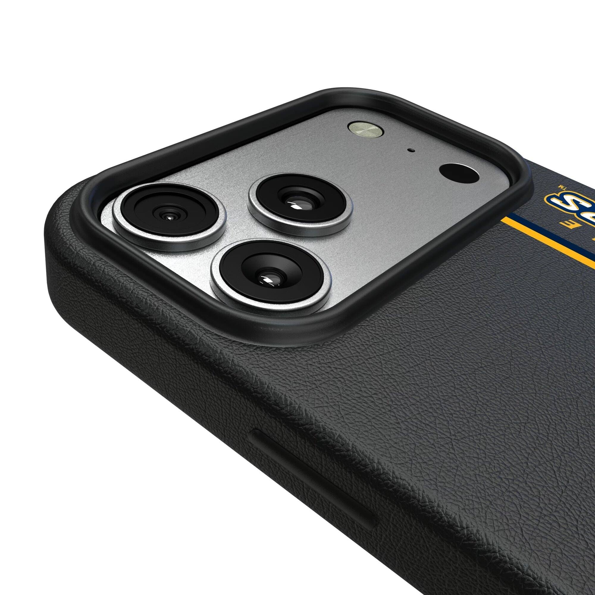Alt View 2. Keyscaper - Black Nashville Predators Sidebar Magnetic iPhone Case - 15 - Black.