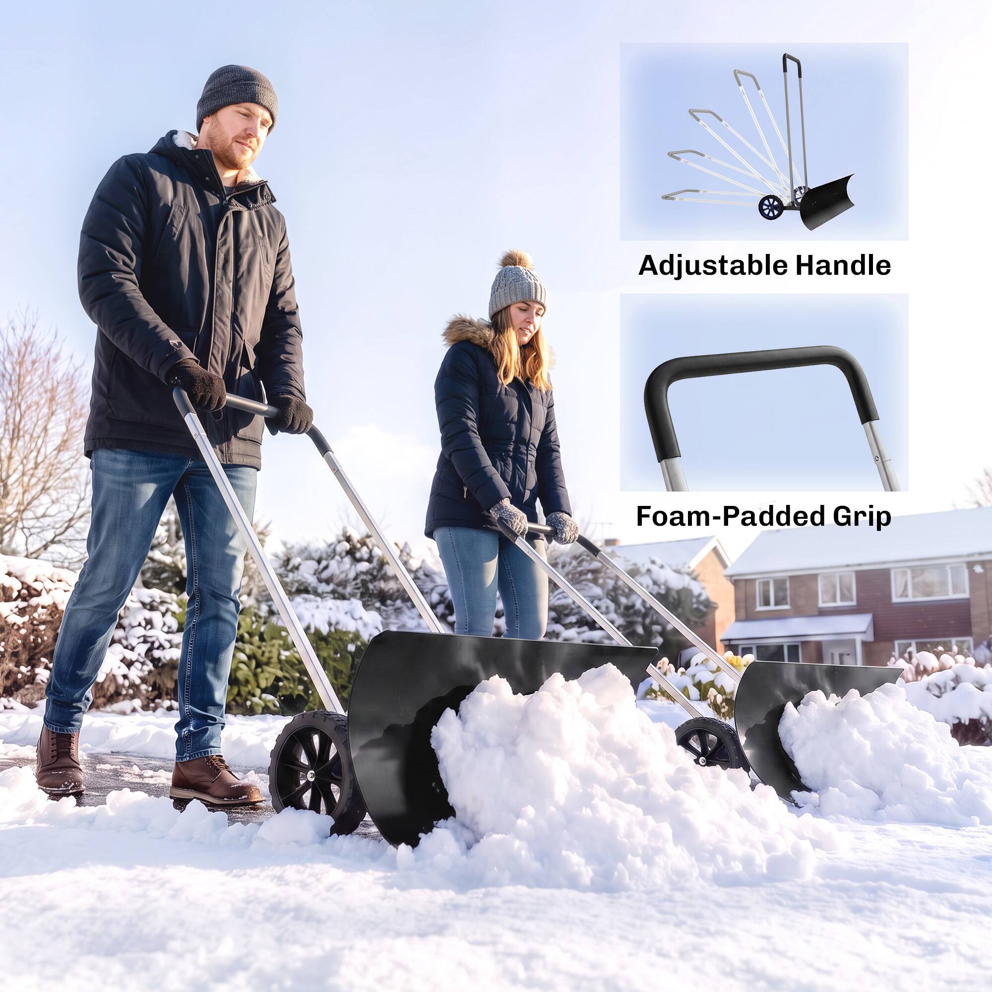 Adjustable Handle  
Foam-Padded Grip