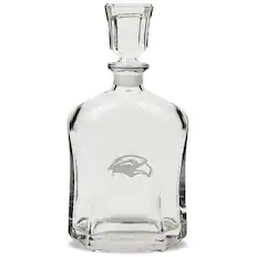 Front. Jardine - Southern Miss Golden Eagles 23.75oz. Crystal Whiskey Decanter - Multicolor.