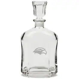 Jardine - Southern Miss Golden Eagles 23.75oz. Crystal Whiskey Decanter - Multicolor