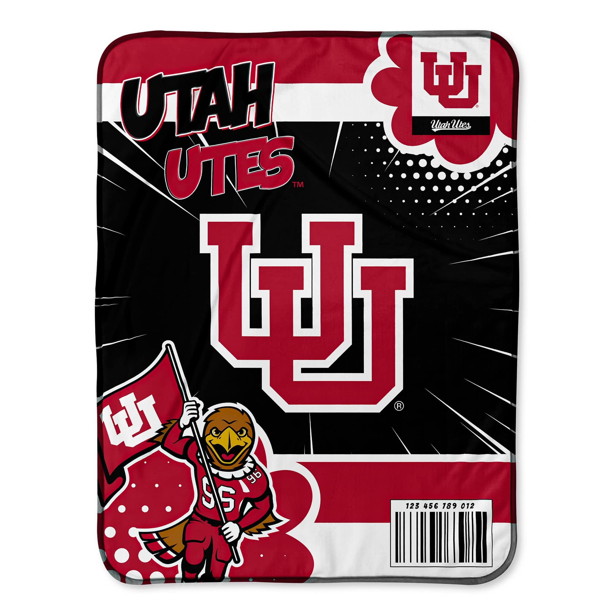 Chad & Jake - Utah Utes 30" x 40" Comic Theme Baby Blanket - Multicolor
