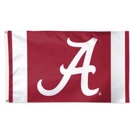 WinCraft - Alabama Crimson Tide 3' x 5' Vertical Stripe Deluxe Single-Sided Flag - Multicolor