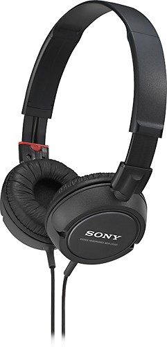  Sony - Over-The-Ear Headphones - Black