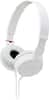 Sony - ZX Series Stereo Headphone - White-Front_Standard