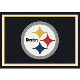 Imperial - Pittsburgh Steelers 7'8'' x 10'9'' Spirit Rug - Black