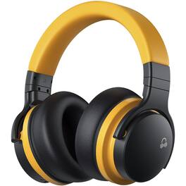MOVSSOU - E7 Active Noise Cancelling Headphones Bluetooth Headphones Over Ear - Yellow