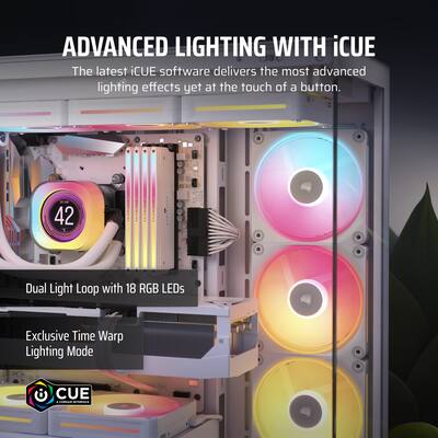 CORSAIR iCUE LINK LX120 R RGB 120mm PWM Reverse Blade Computer CORSAIR iCUE LINK LX120 R RGB 120mm PWM Reverse Blade Computer