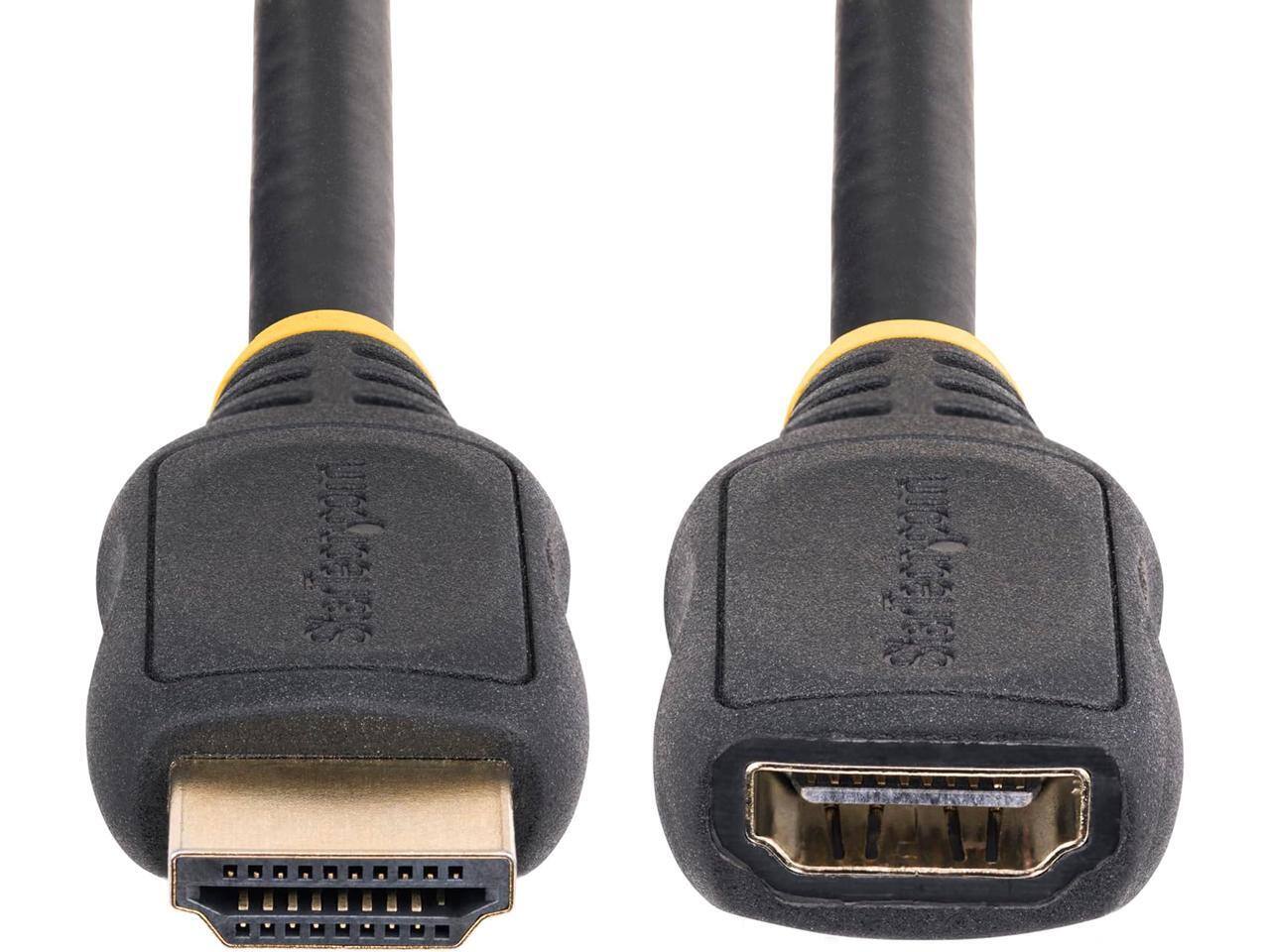 Alt View 1. StarTech.com - StarTech 6.6ft HDMI 2.0 Extension Cable Black HD2MF6FL.