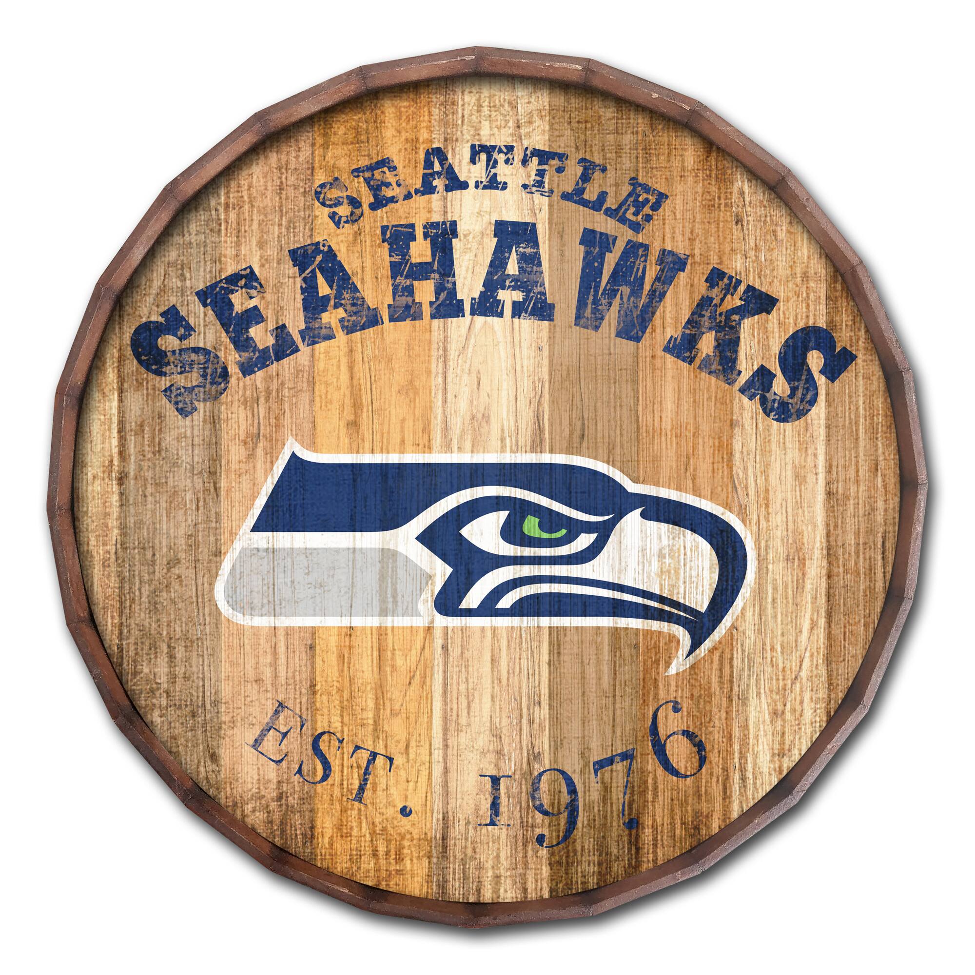 Seattle Seahawks 24'' Established Date Barrel Top