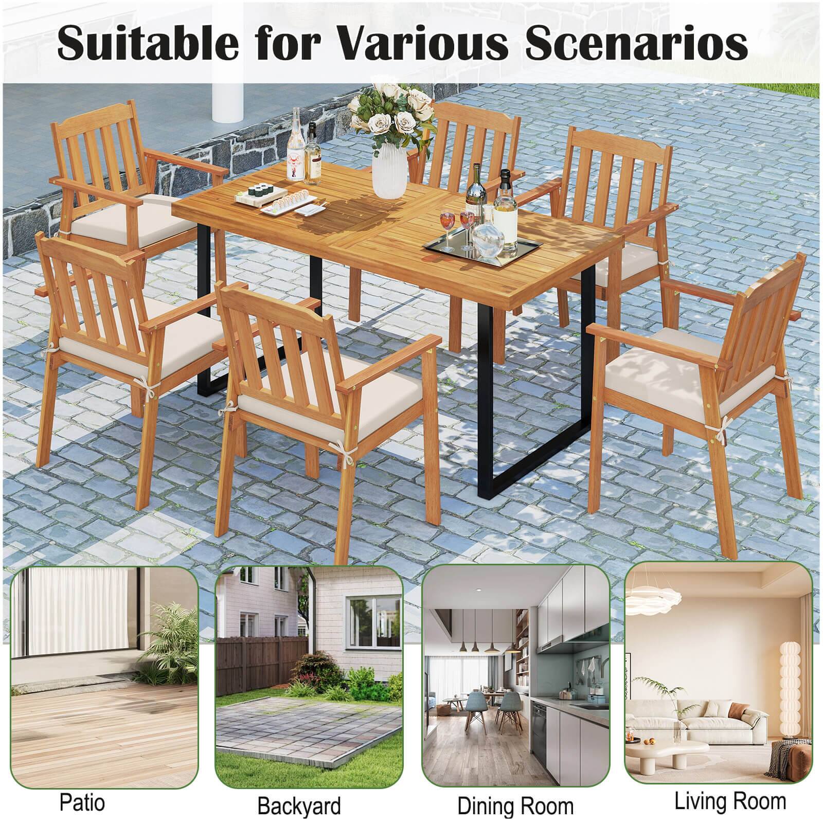 Suitable for Various Scenarios

- Patio
- Backyard
- Dining Room
- Living Room