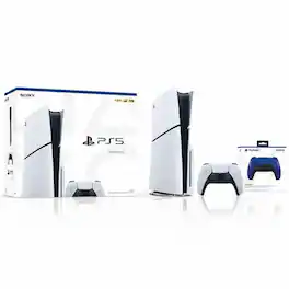 PlayStation 5 Slim Console + PlayStation 5 DualSense Wireless Controller Cobalt Blue - PlayStation 5