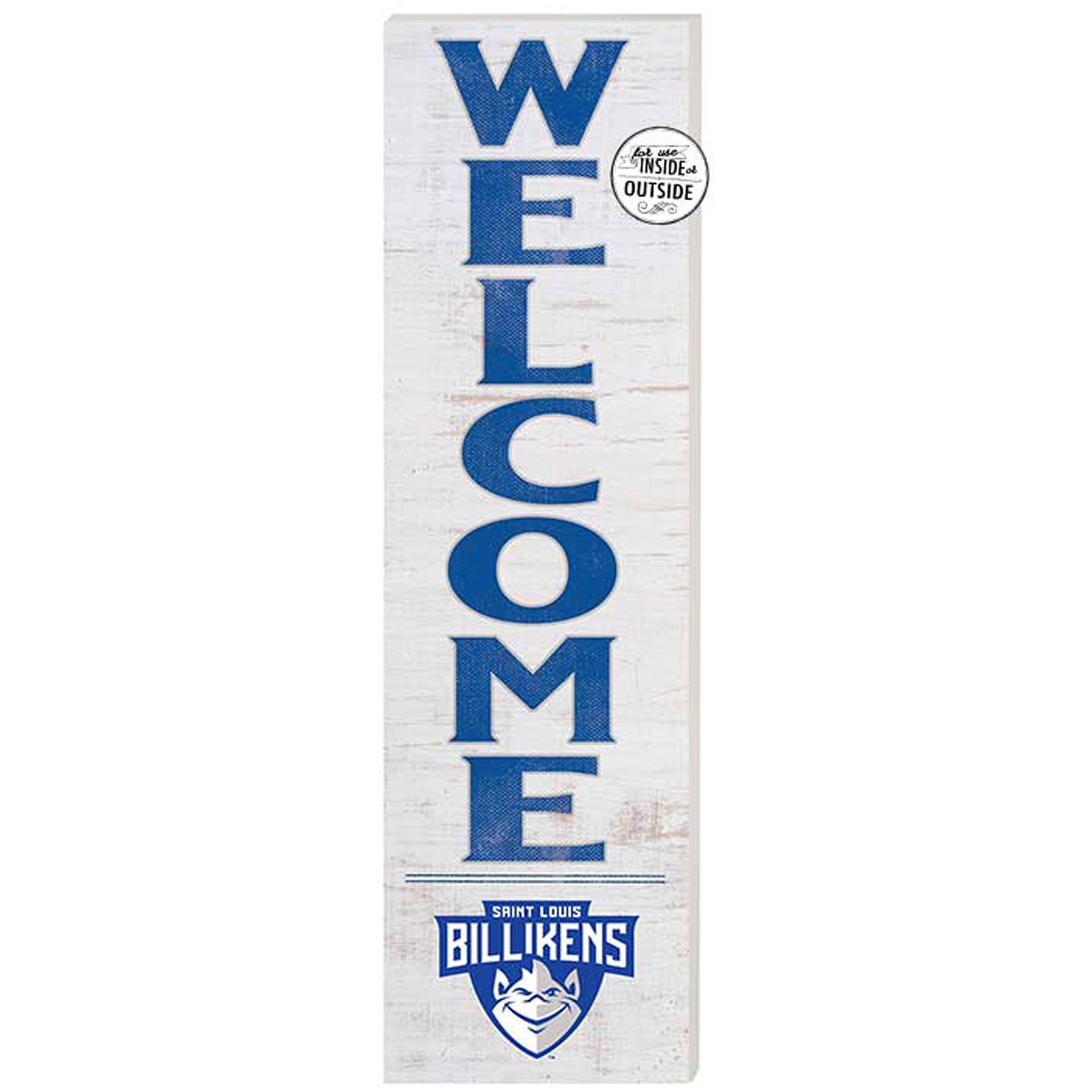 Saint Louis Billikens 10'' x 35'' Indoor/Outdoor Welcome Sign