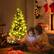 Alt View 19. Costway - 5ft Pre-lit PVC Artificial Half Christmas Tree 250 LED Lights - Green.