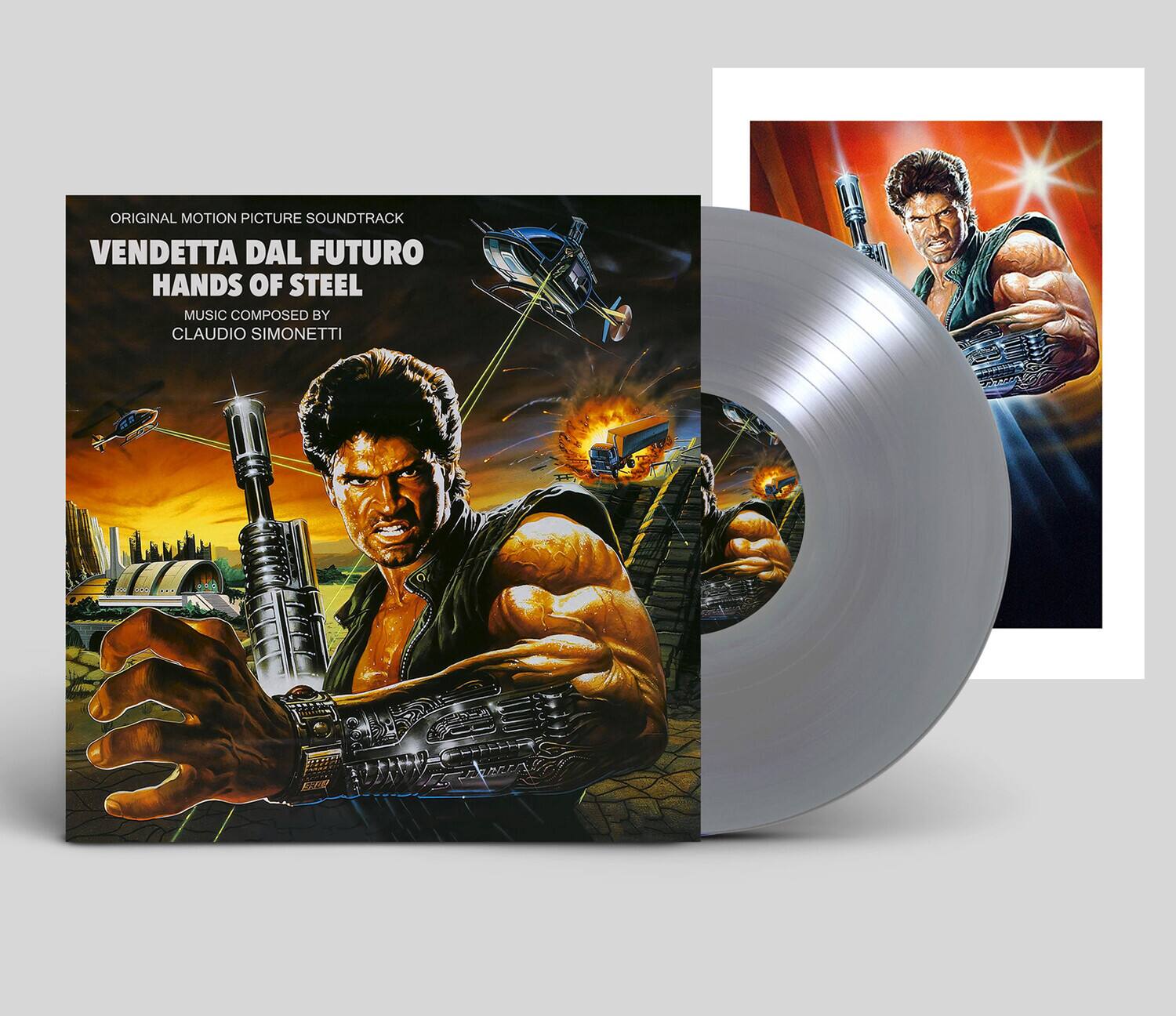 ORIGINAL MOTION PICTURE SOUNDTRACK  
VENDETTA DAL FUTURO  
HANDS OF STEEL  
MUSIC COMPOSED BY  
CLAUDIO SIMONETTI