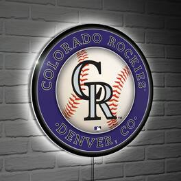 Evergreen Enterprises - Colorado Rockies LED XL Round Wall D-cor - Multicolor