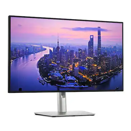 Front. Dell - Dell UltraSharp U2725QE 27 Inch 4K UHD 120Hz IPS Thunderbolt 4 Hub Monitor.