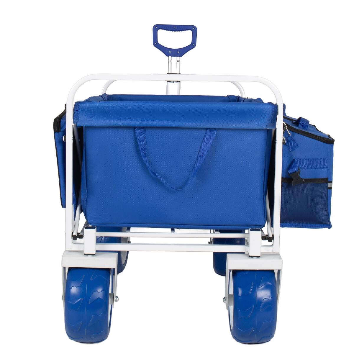 Alt View 7. Loheer - Loheer 500 lb Heavy Duty Beach Wagon, 150L Collapsible Folding Cart with Nine Inch All Terrain Wheels.