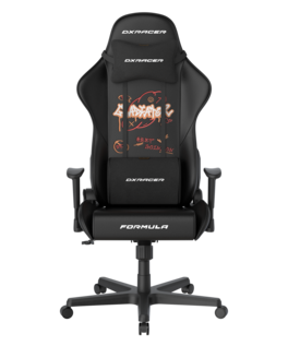 DXRacer - Formula Series Gaming Chair – Graffiti Edition, Ergonomic Racing-Style with 2D Armrests & Reclining Backrest - Black
