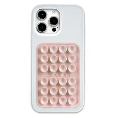 Octobuddy Silicone Suction Cup Phone Case Mount Classic - Chalk Pink Octobuddy Silicone Suction Cup Phone Case Mount Classic - Chalk Pink
