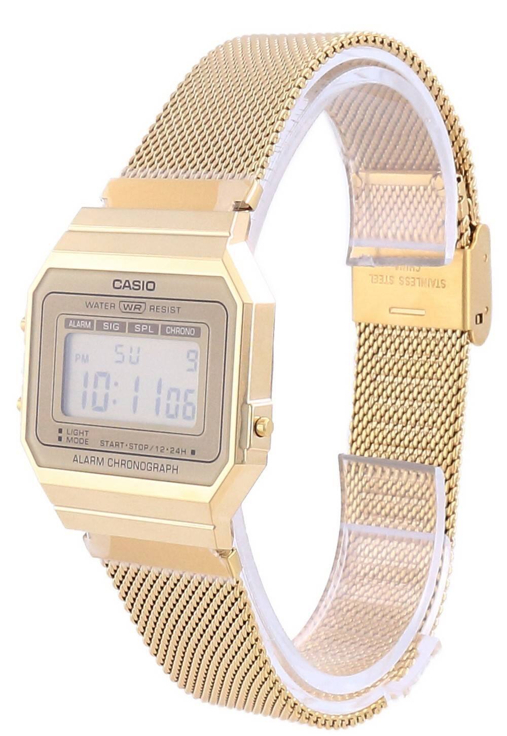 CASIO WATER WR RESIST ALARM SIG SPL CHRONO PM SU 9 10: 1 106 LIGHT MODE START-STOP/12-24H ALARM CHRONOGRAPH STEEL STAINLESS