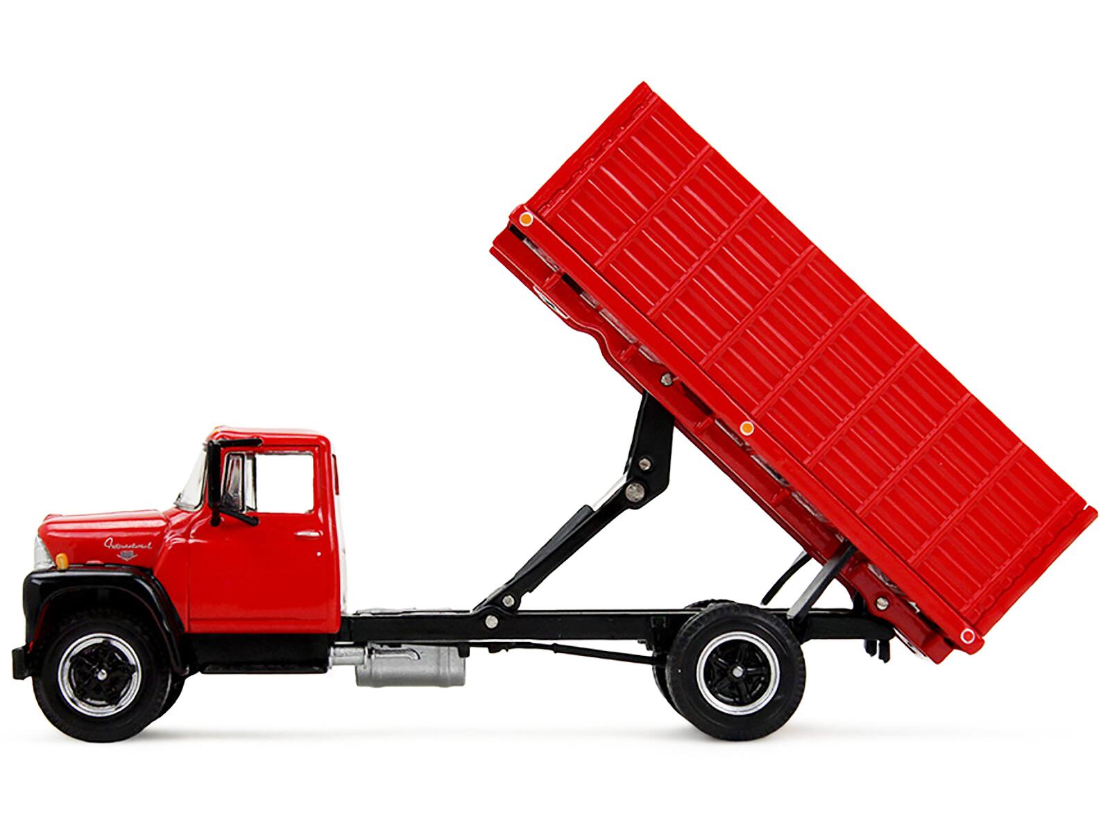 Angle. First Gear - 1970s International Loadstar Grain Truck Harvester Red 1/64 Diecast Model by DCP/First Gear - Red.