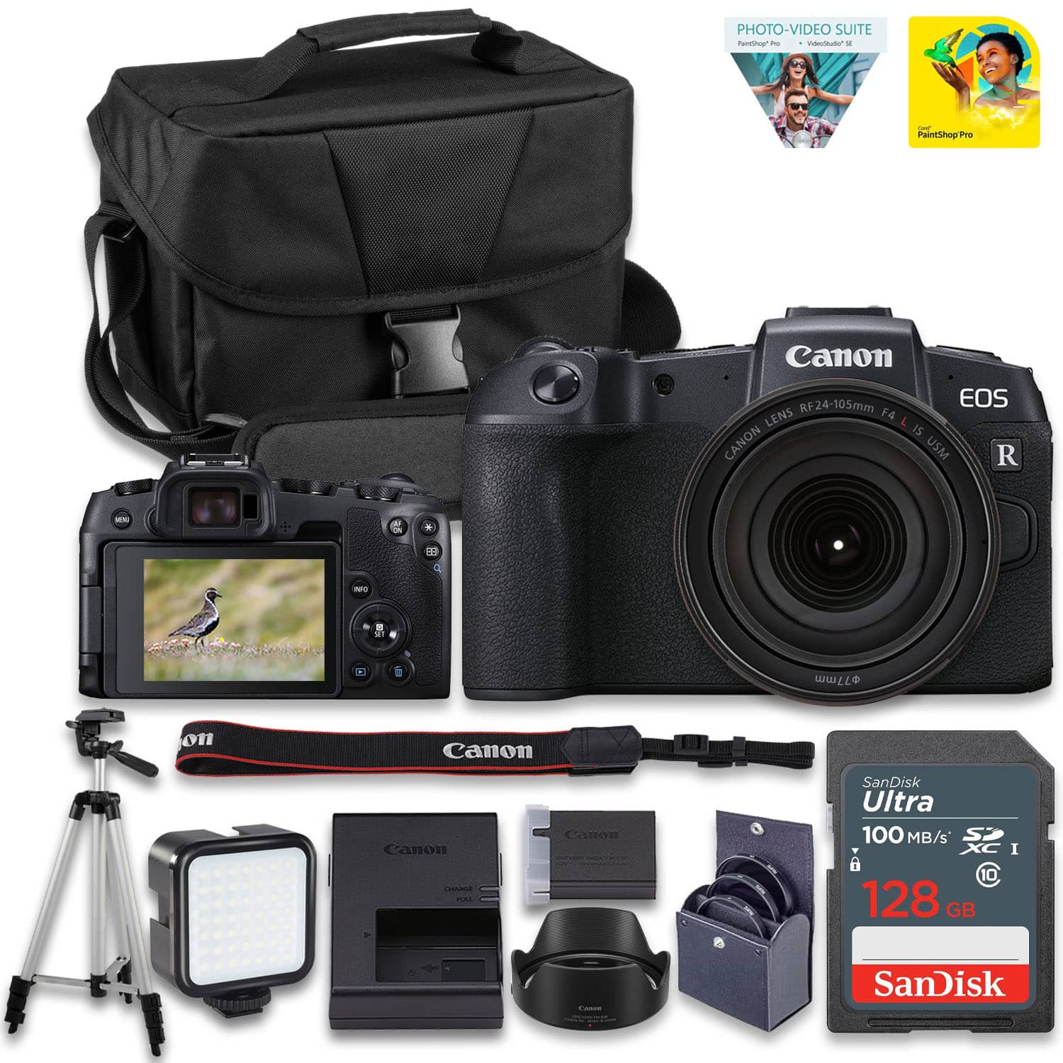Bundle - Canon - EOS RP Mirrorless Camera with 24-105mm Lens – Full-Frame Camera with 26.2MP Sensor, 4K Video & Dual Pixel AF - Black price history on PriceWatchPro