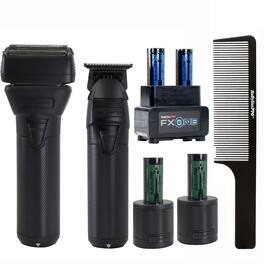 Babyliss - Pro FXONE BlackFX Prepack FX1FSTMBPK + Dual-Charging Prepack + Comb - Black