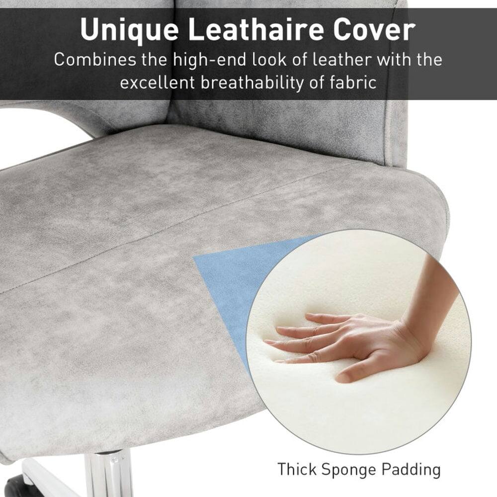 Unique Leathaire Cover  
Combines the high-end look of leather with the excellent breathability of fabric  

Thick Sponge Padding