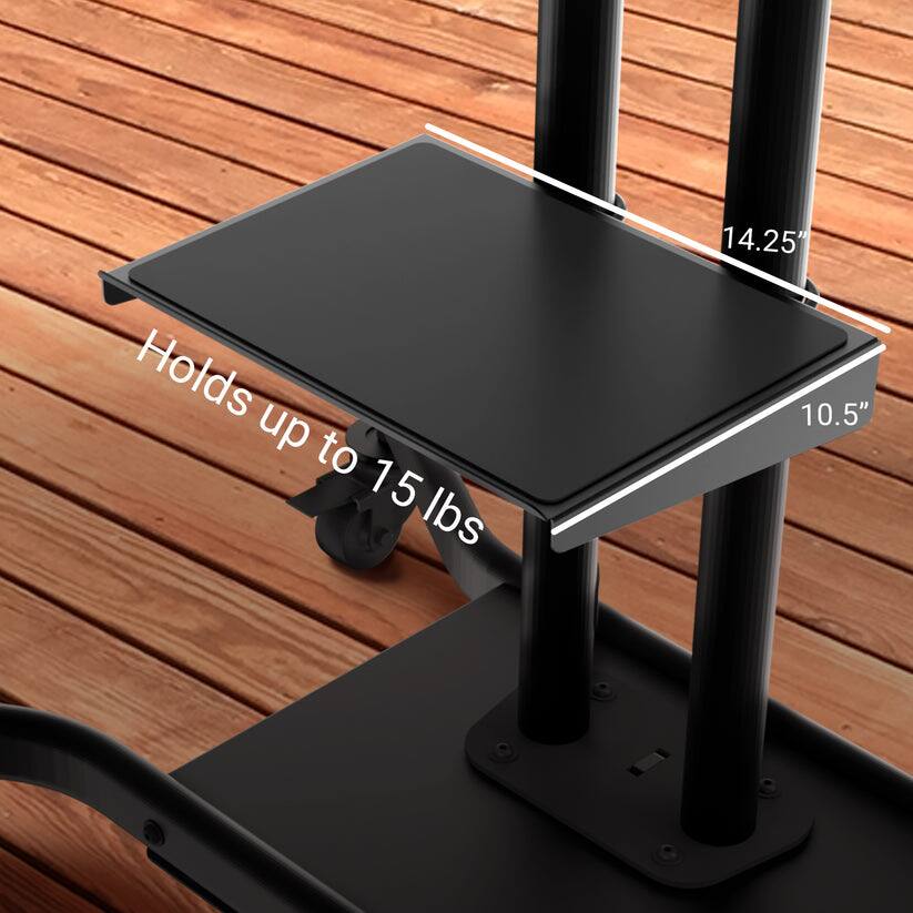 14.25" x 10.5"  
Holds up to 15 lbs