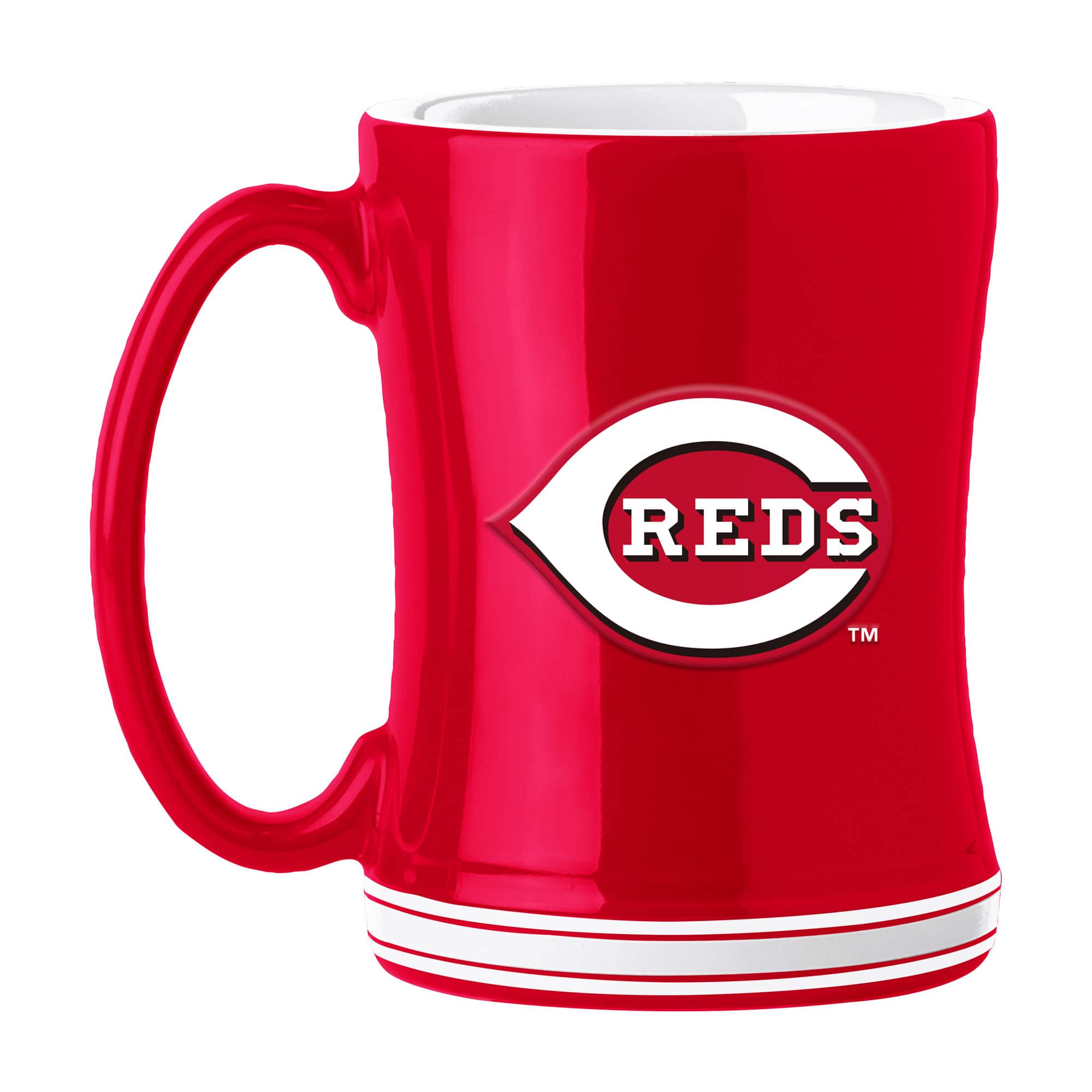 Logo Brands - Cincinnati Reds 14oz. Relief Mug - Multicolor