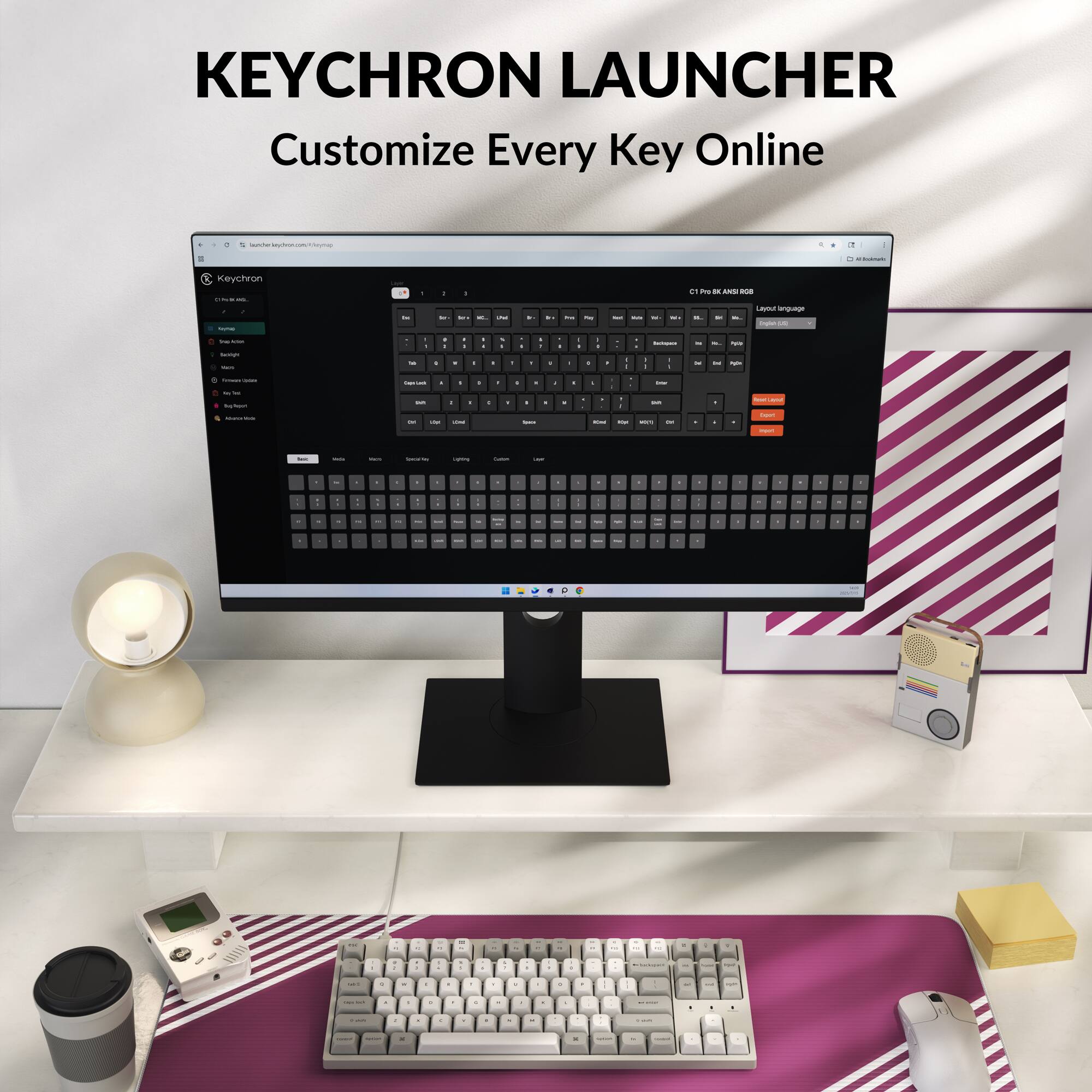 KEYCHRON LAUNCHER Customize Every Key Online