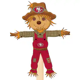 Fan Creations - San Francisco 49ers 12" Scarecrow Yard Stake - Multicolor
