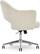 Alt View 11. Serta - Valetta Upholstered Home Office Chair - Sherling Wool - Cream.