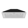 Akicon - 36 inches - Externally Vented - Range Hood Insert - Stainless Steel