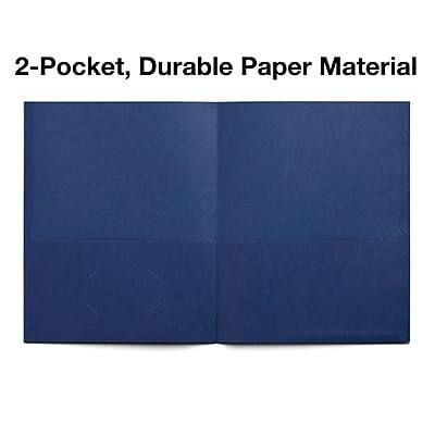 2-Pocket, Durable Paper Material