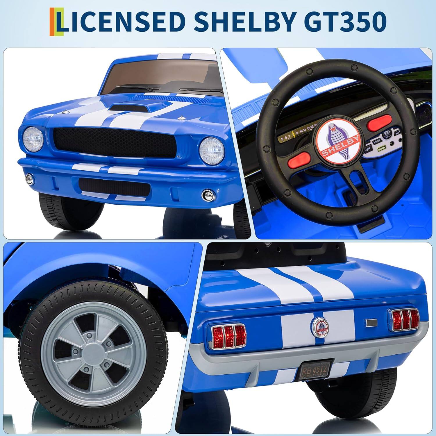 LICENSED SHELBY GT350

SR.1 182 SHELBY RB-451Z RB 245