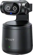 Front. EMEET - EMEET PIXY Wireless 4K Dual-Lens AI Tracking PTZ Streaming Camera with 1/2.55" Sensor, Gesture Control, Multi-Camera Liv.