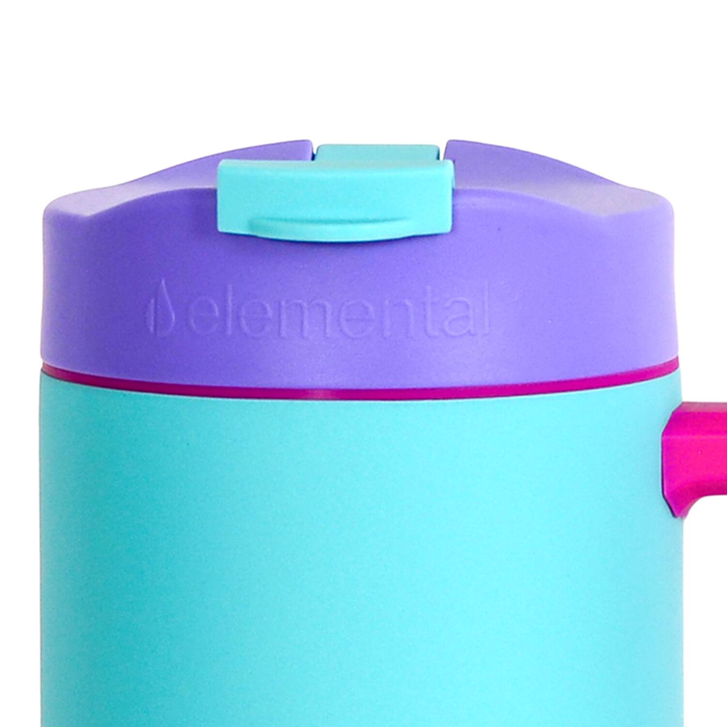 Alt View 1. Elemental - Commuter Stainless Steel Tumbler 32 Oz. - Blue Tie Dye.