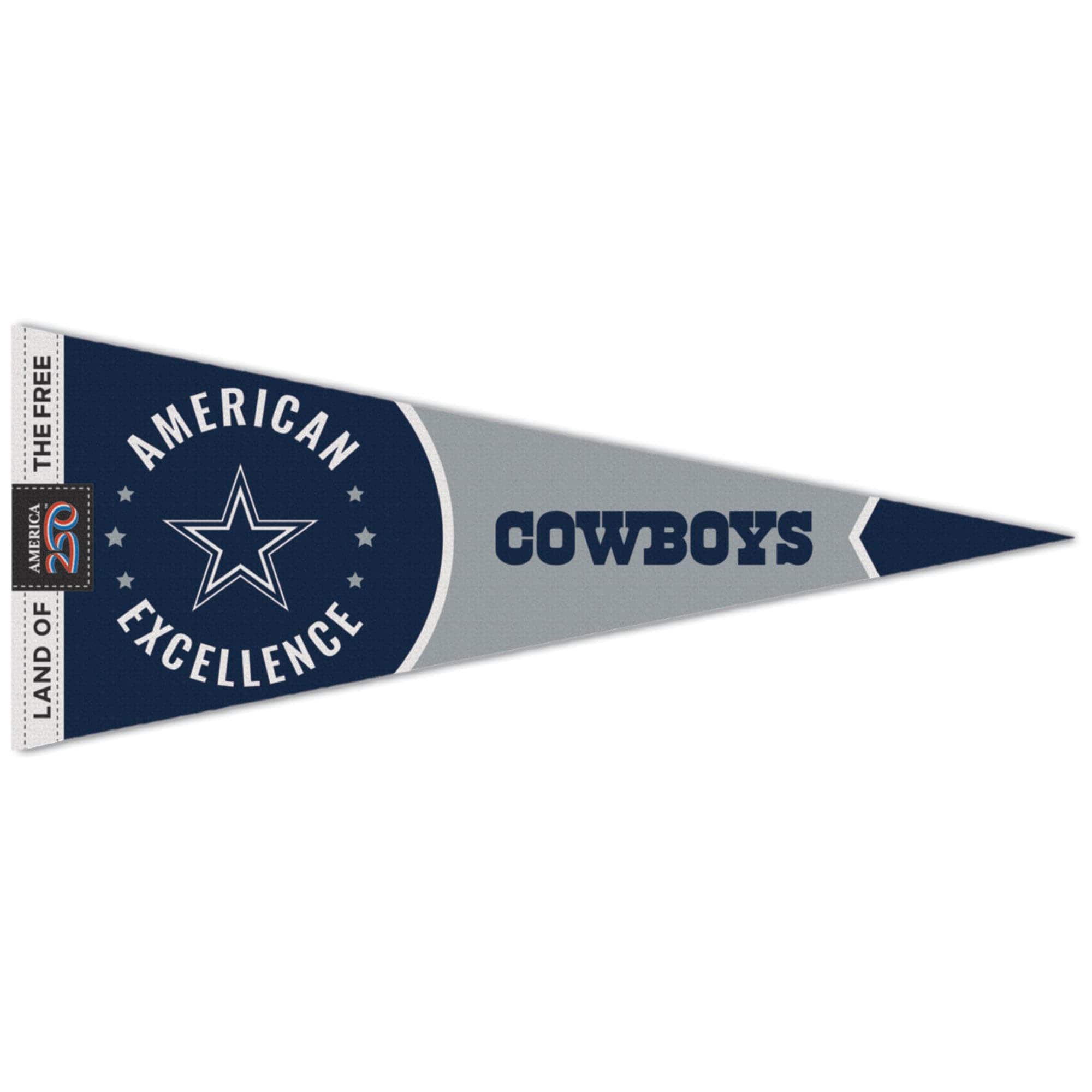 "WinCraft - Dallas Cowboys 12"" x 30"" America 250 Premium Pennant - Multicolor" price history on PriceWatchPro