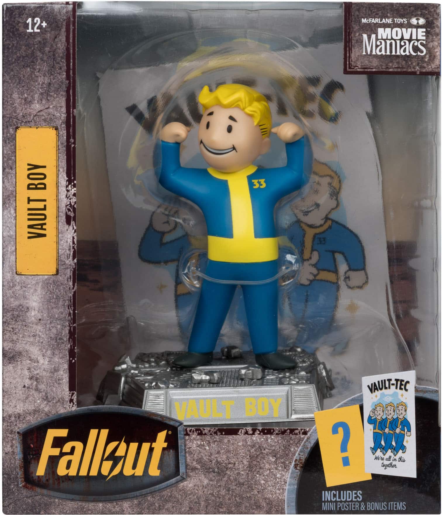 McFARANE TOYS Fallout VAULT BOY フィギュア Amazon.com: Toynk Fallout Vault Boy Thumbs-Up 3-Inch Mini Figure