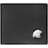 Front. SaharaCase - Genuine Leather Wallet Case for Apple AirTag - Black.