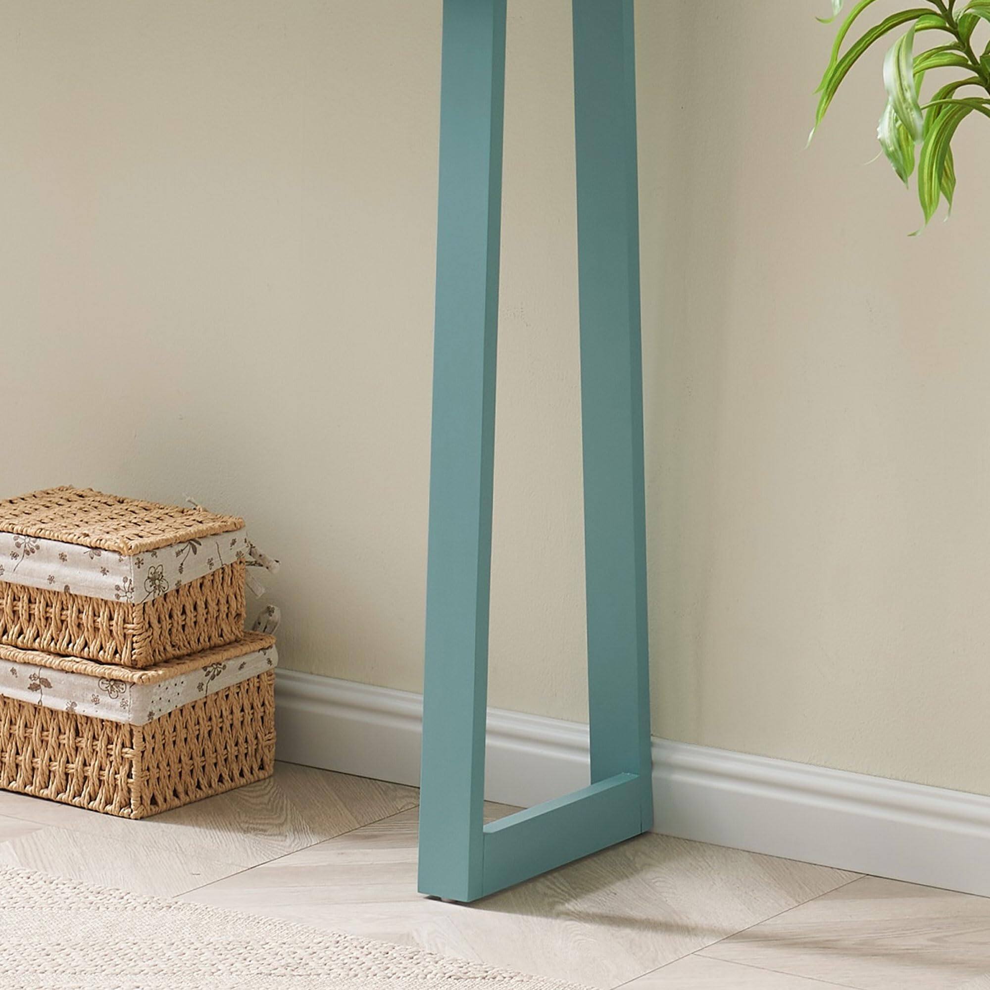 Alt View 1. Kings Brand Furniture - Kings Brand Furniture Claude Narrow Console Table - Turquoise/Aqua.