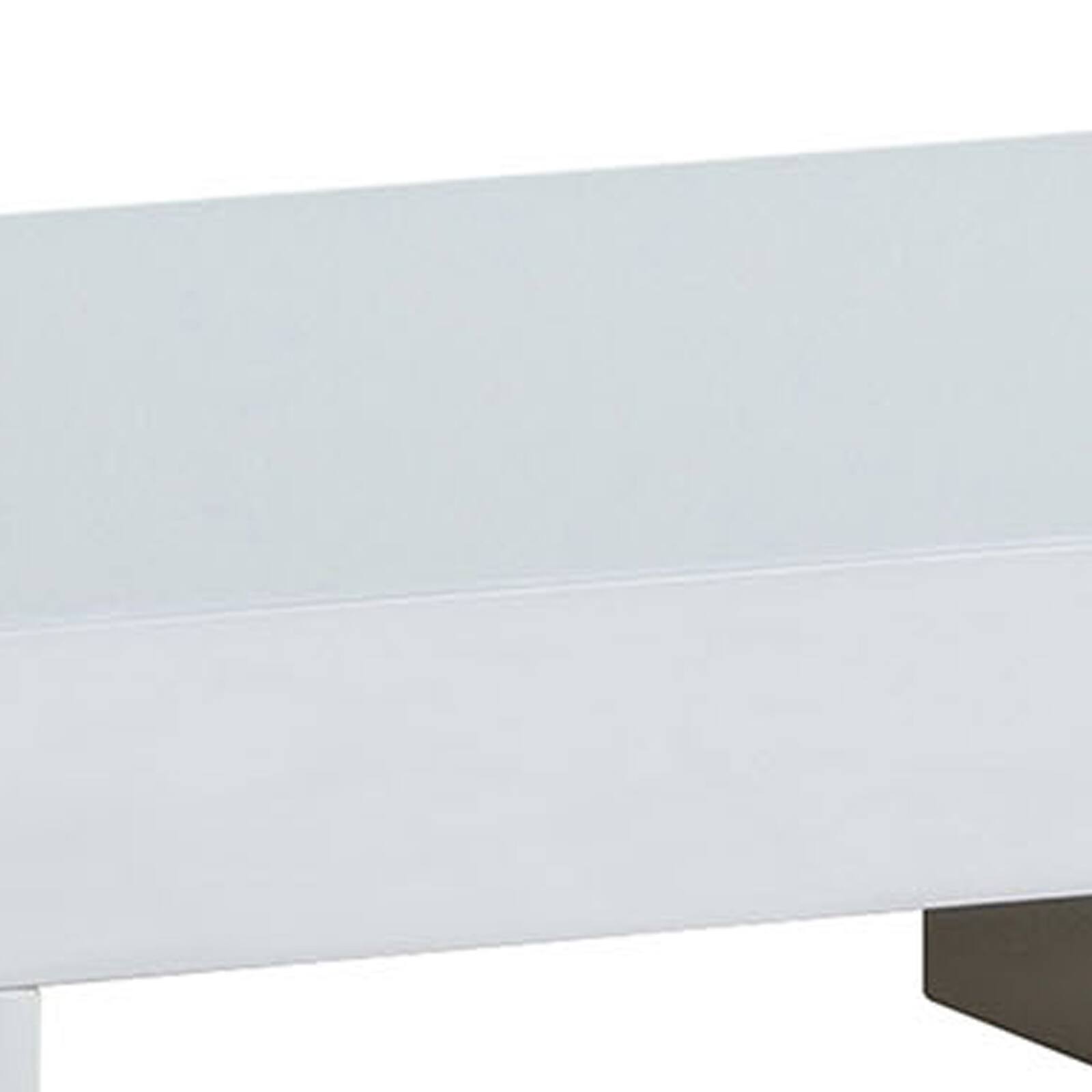 Alt View 2. Manhattan Lane - Finely Designed Contemporary Solid Wood Night Stand - White.