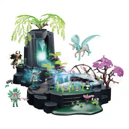Front. Playmobil - Playmobil 70800 Adventures of Ayuma Magical Energy Source 166-Piece Building Set - Multi-Color.