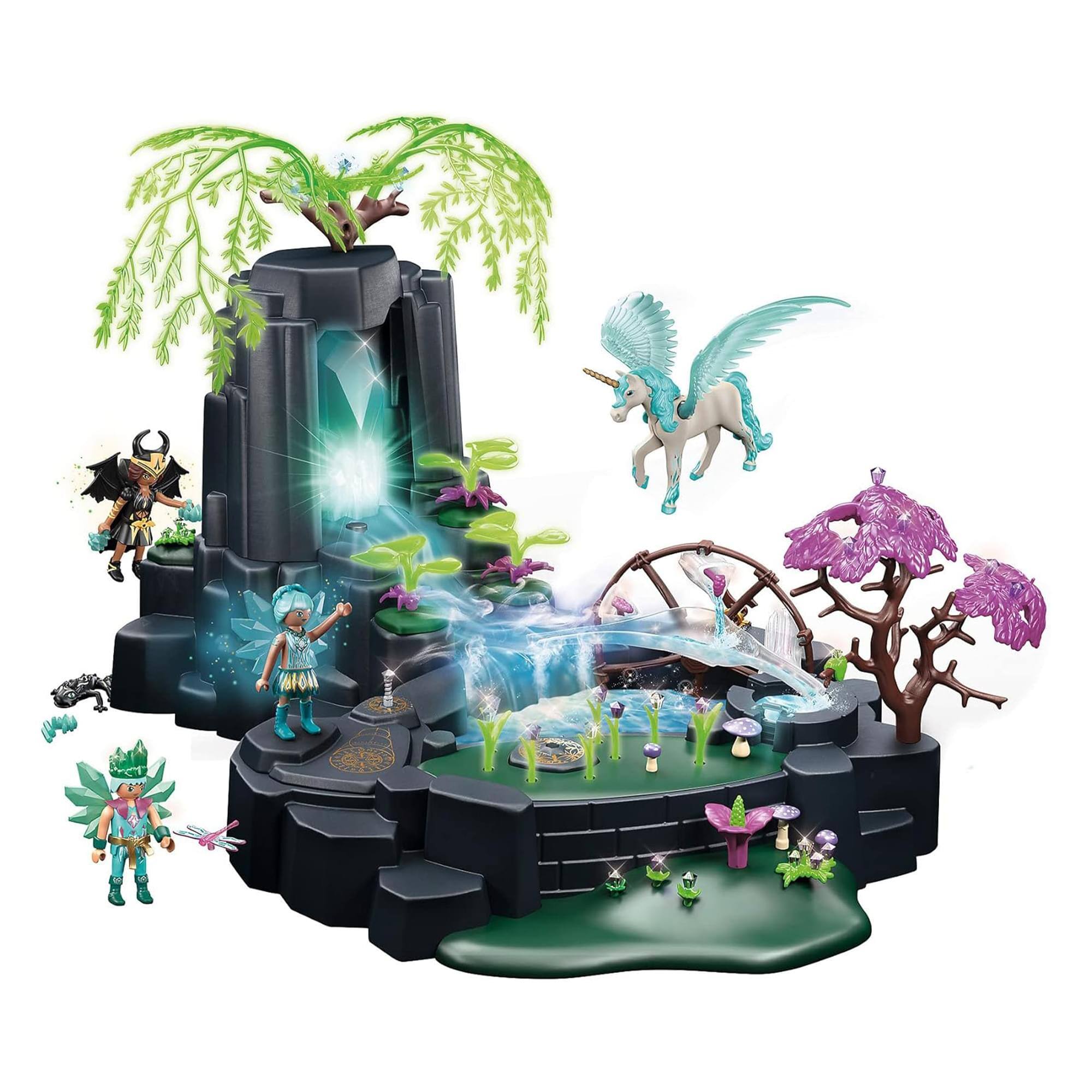 Front. Playmobil - Playmobil 70800 Adventures of Ayuma Magical Energy Source 166-Piece Building Set - Multi-Color.