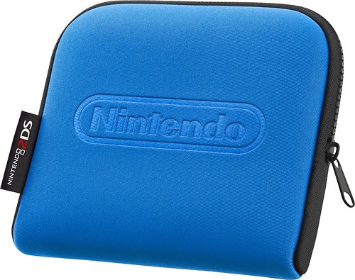vask færge Tæl op Best Buy: Nintendo Nintendo 2DS Carrying Case Blue FTRAPCKB