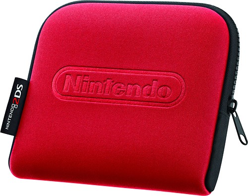  Nintendo - Nintendo 2DS Carrying Case - Red