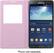 Alt View 3. Samsung - Flip Case for Samsung Galaxy Note 3 Cell Phones - Pink.
