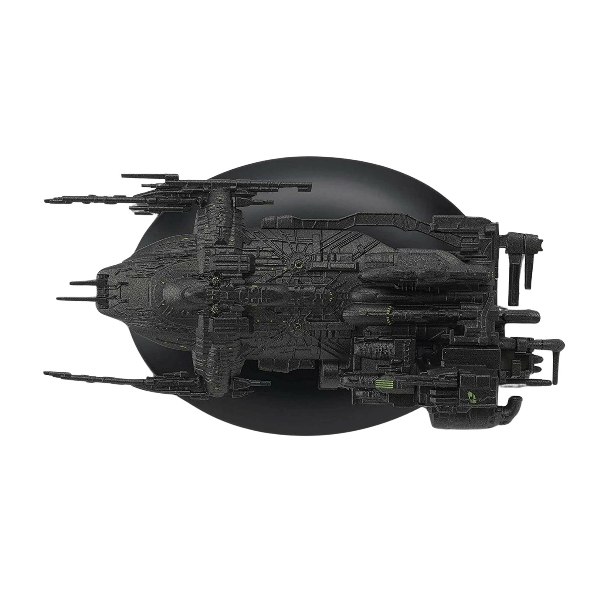 Alt View 2. Eaglemoss - Eaglemoss Star Trek Starship Replica | Assimilated Arctic One - Black.